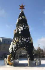 Висотна штучна ялинка «Вікторія Максі» зелена — фото 3